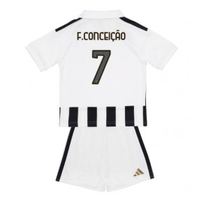 Juventus Francisco Conceicao #7 Hjemmebanetrøje Børn 2026-27 Kortærmet (+ Korte bukser)